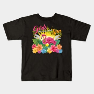 Girls just wanna have sun Kids T-Shirt